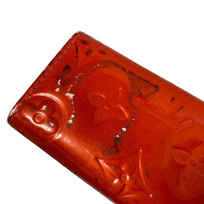 Louis Vuitton Key Case Monogram Vernis Multicles 4 M91211 Rouge (red) Leather