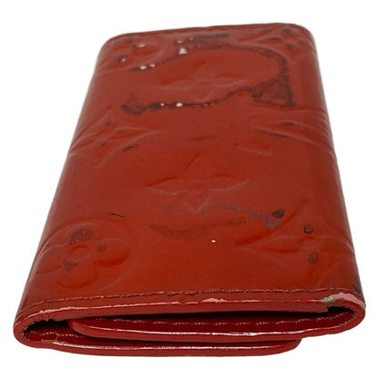 Louis Vuitton Key Case Monogram Vernis Multicles 4 M91211 Rouge (red) Leather