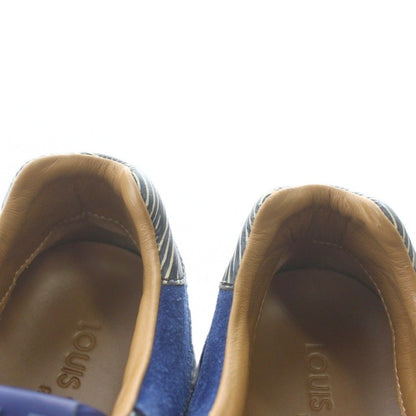 LOUIS VUITTON Run Away Line Sneakers Haraco Suede Leather Low Cut All Over