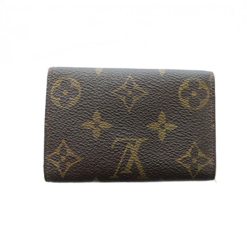 Louis Vuitton Multicles M62630 6-Row Key Case Monogram Leather Logo Brown •