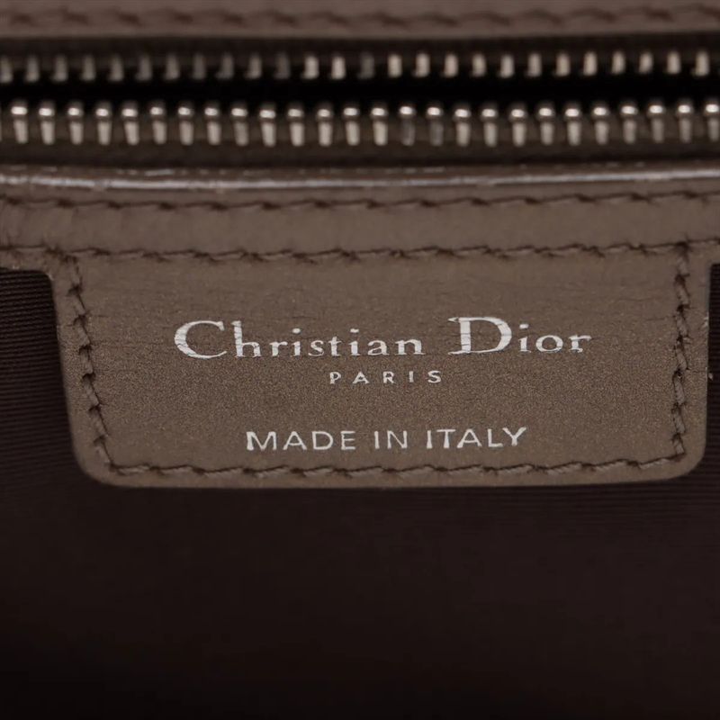 Christian Dior Cannage Pana Leather Tote Bag Shoulder Hand A4 Ladies Mmm De50-6