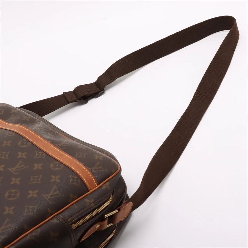 Louis Vuitton Monogram Reporter GM M45252 Leather Shoulder Bag Crossbody