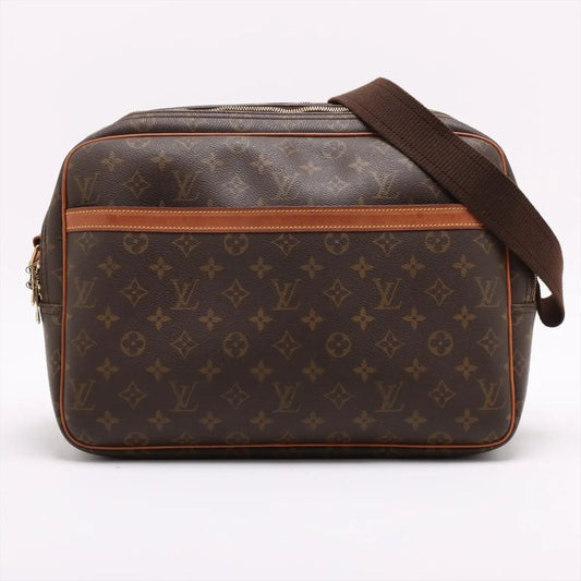 Louis Vuitton Monogram Reporter GM M45252 Leather Shoulder Bag Crossbody