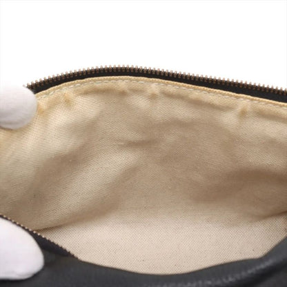 Gucci Leather 2way Body Bag Crossbody Sherry Line 530412 Waist Pouch Black Men