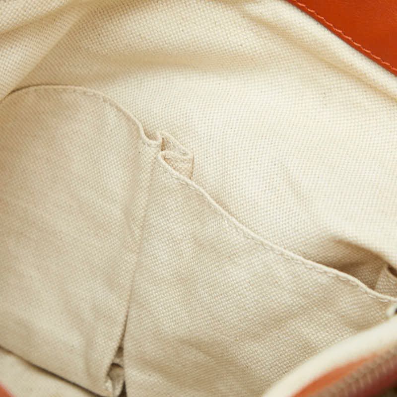 Gucci GG Canvas Sookie Shoulder Bag 2way Beige Orange
