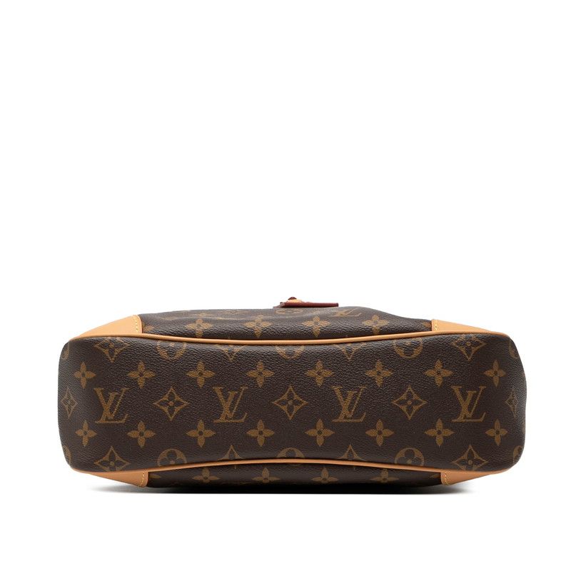 Louis Vuitton Monogram Odeon NM MM Crossbody Shoulder Bag M45355 Brown PVC