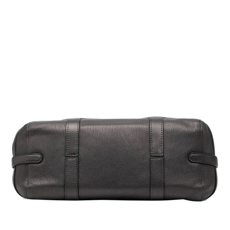 Loewe Gray Charcoal Leather Women's Loewe