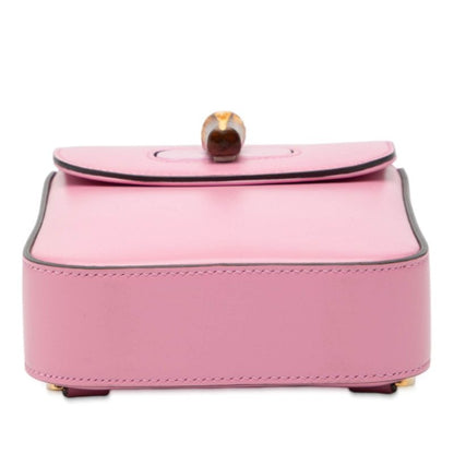 Gucci Bamboo Mini Rucksack Backpack 702106 Pink Leather Women's Gucci