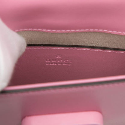 Gucci Bamboo Mini Rucksack Backpack 702106 Pink Leather Women's Gucci