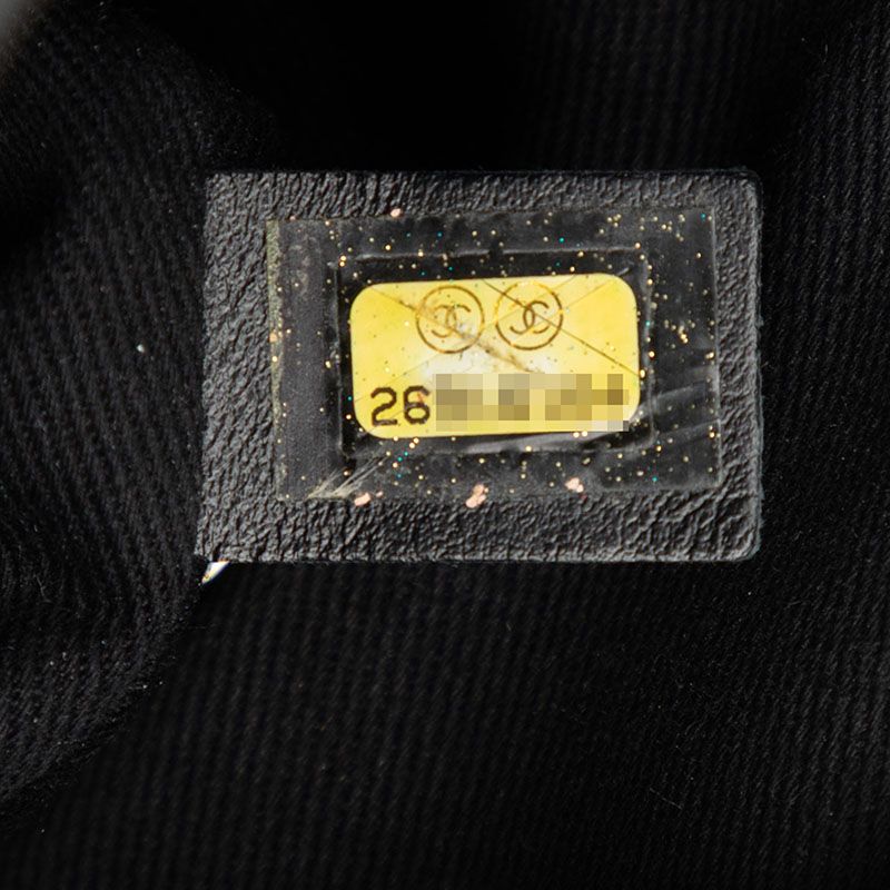 Chanel Matelasse Cocomark Chain Shoulder Bag Black Leather Women's Chanel