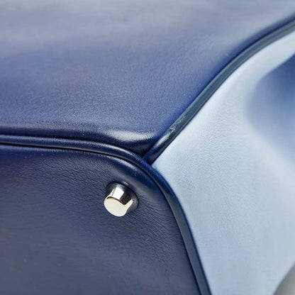 Diorissimo Handbag Shoulder Bag 2WAY Navy Blue Green Leather Women's Dior