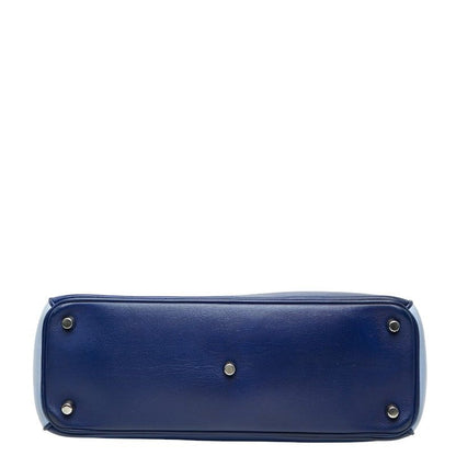Diorissimo Handbag Shoulder Bag 2WAY Navy Blue Green Leather Women's Dior