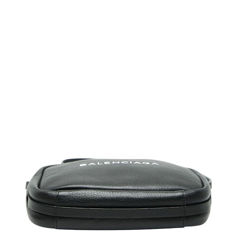Balenciaga Logo Black Leather Women's Balenciaga