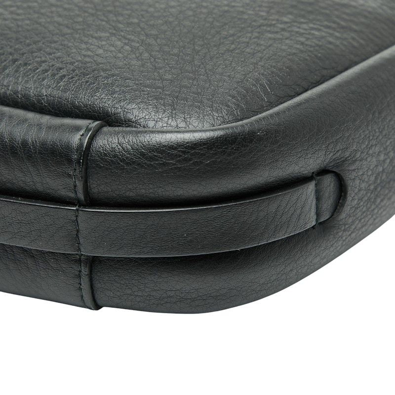 Balenciaga Logo Black Leather Women's Balenciaga