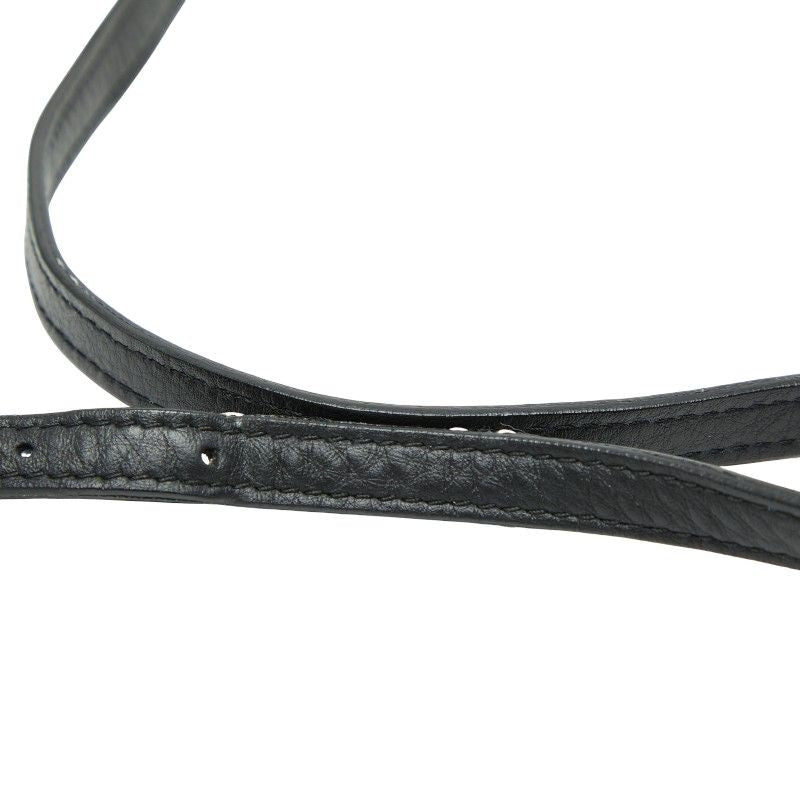 Balenciaga Logo Black Leather Women's Balenciaga