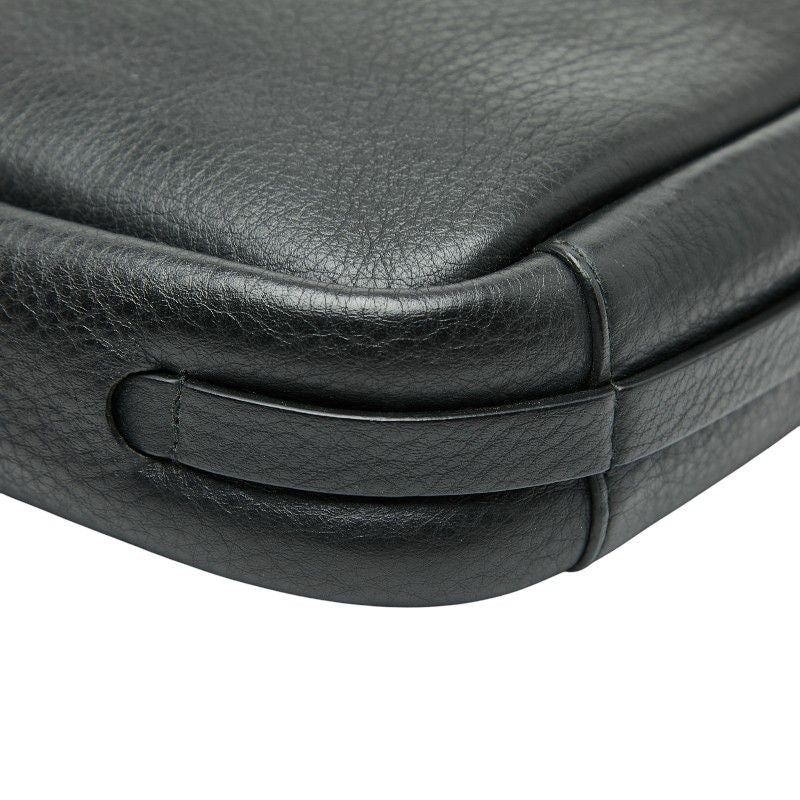 Balenciaga Logo Black Leather Women's Balenciaga