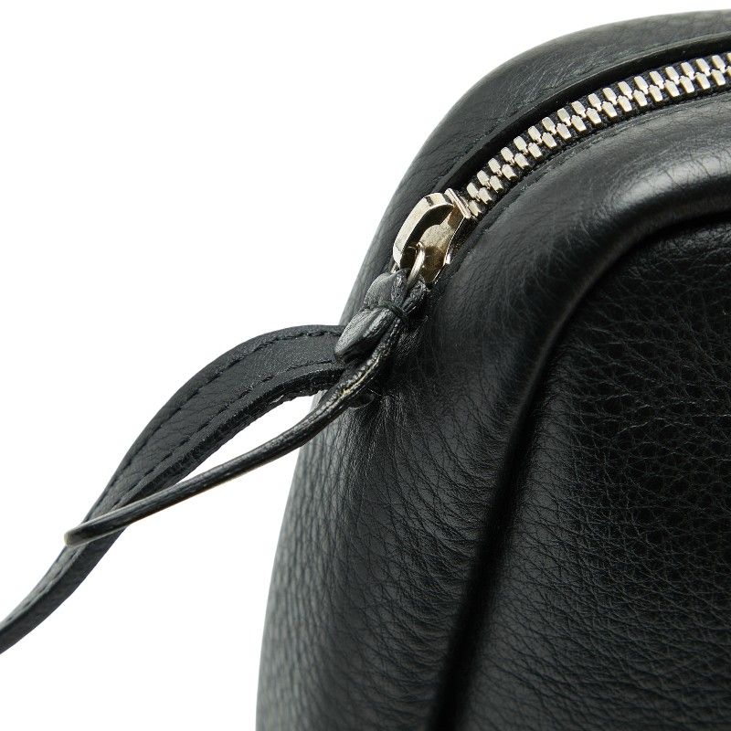 Balenciaga Logo Black Leather Women's Balenciaga
