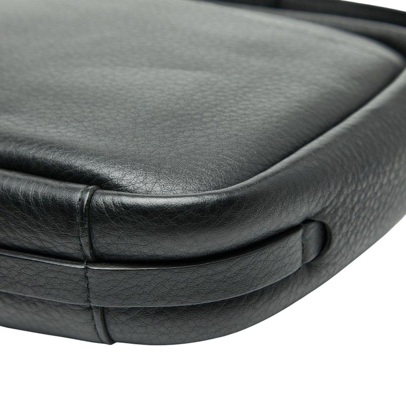 Balenciaga Logo Black Leather Women's Balenciaga