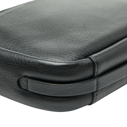 Balenciaga Logo Black Leather Women's Balenciaga