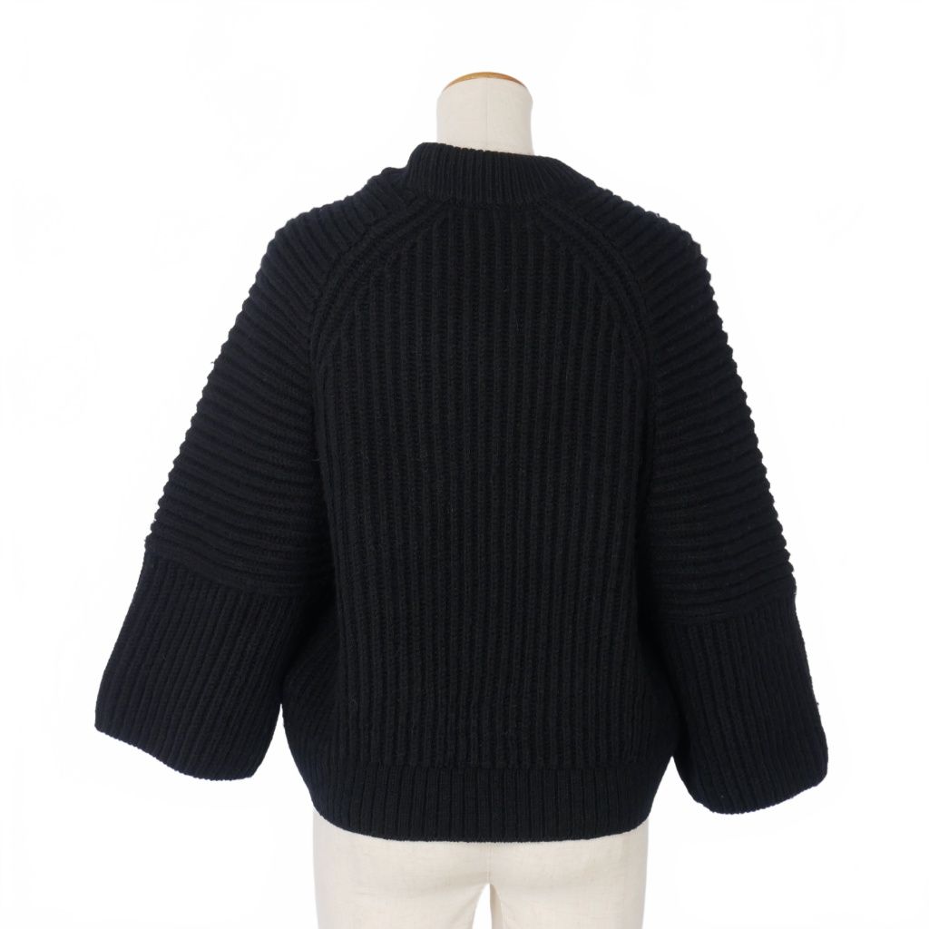 Balenciaga BALENCIAGA Alexander Wang period cropped low gauge knit sweater 3/4