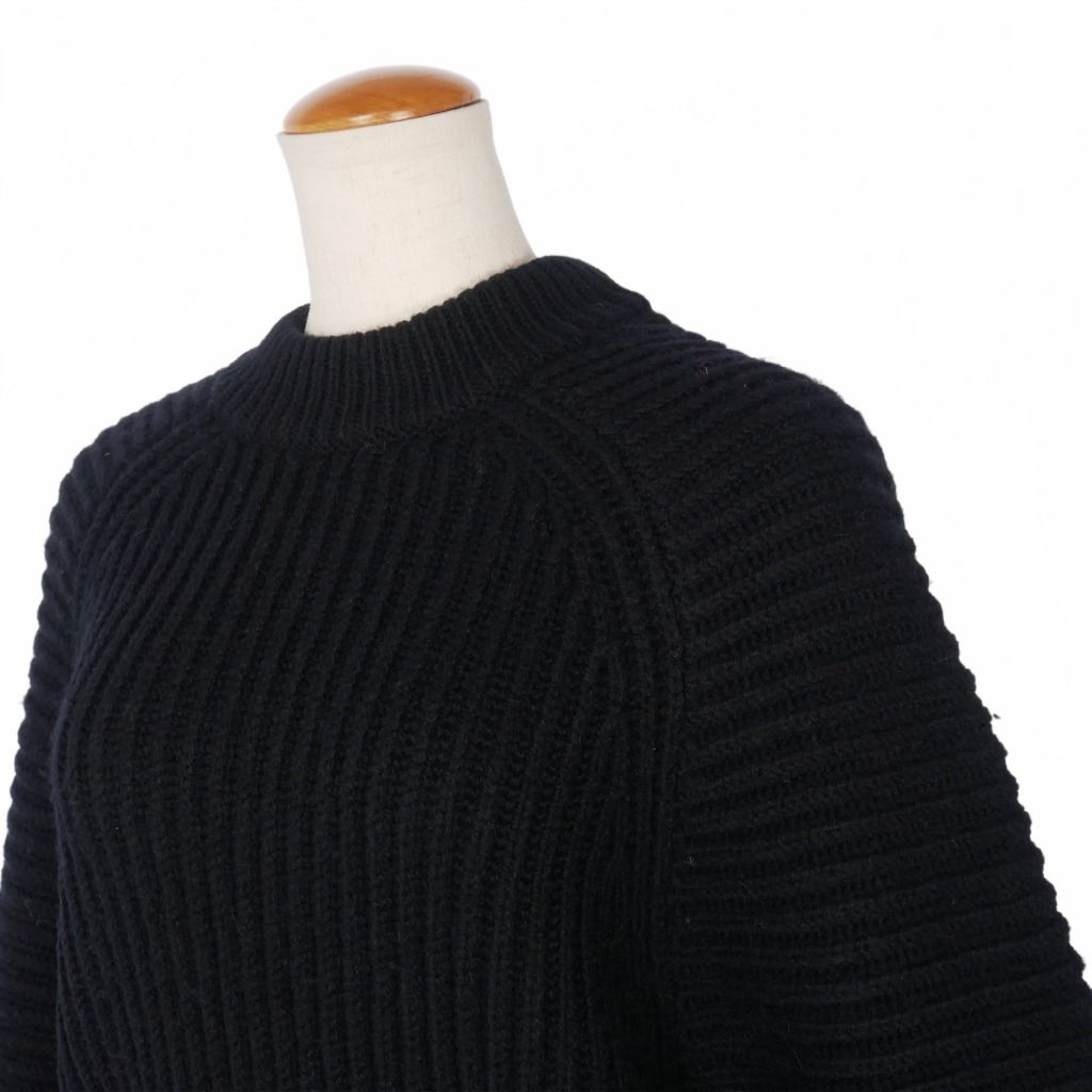 Balenciaga BALENCIAGA Alexander Wang period cropped low gauge knit sweater 3/4