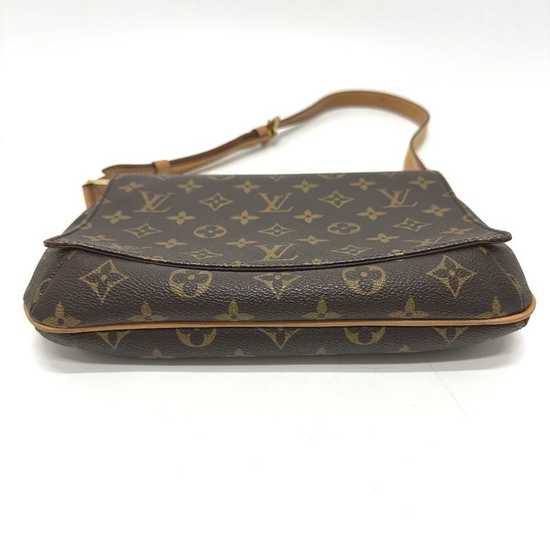 Louis Vuitton Shoulder Bag Musette Tango M51257 Monogram Canvas Brown