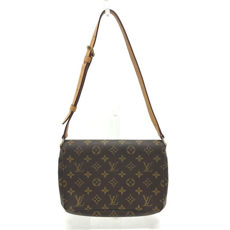 Louis Vuitton Shoulder Bag Musette Tango M51257 Monogram Canvas Brown