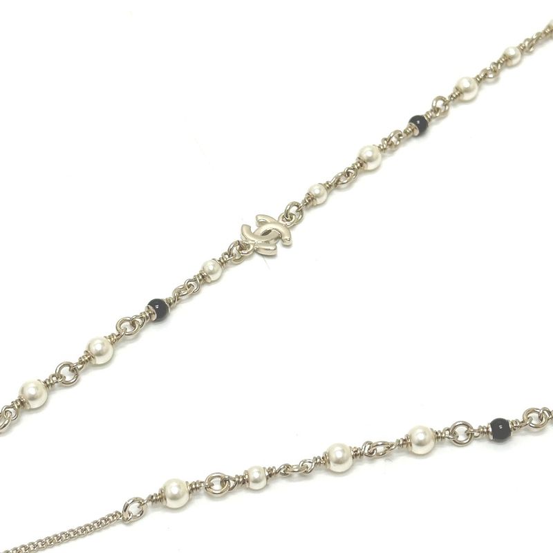 Chanel Chanel Necklace Bambi Fake Pearl G26 Metal
