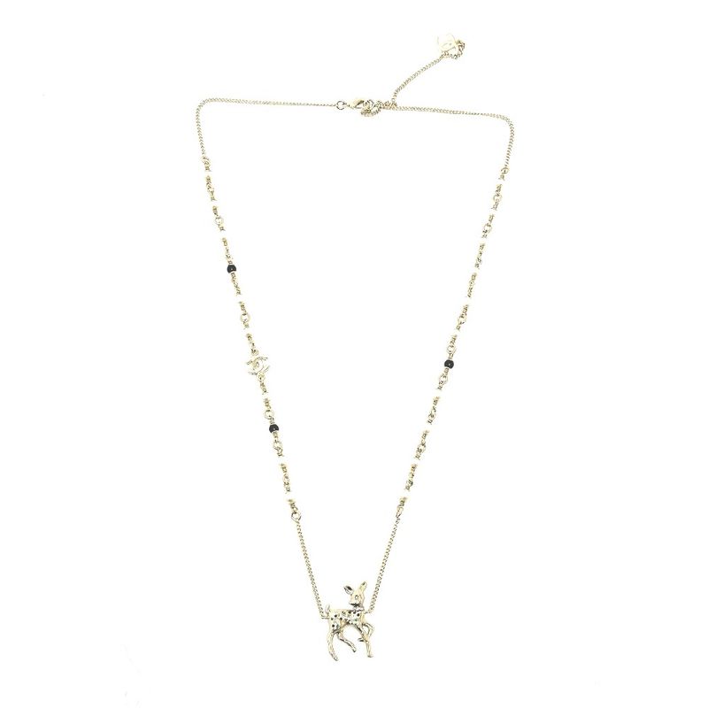 Chanel Chanel Necklace Bambi Fake Pearl G26 Metal
