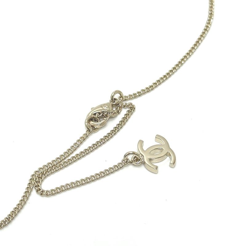 Chanel Chanel Necklace Bambi Fake Pearl G26 Metal