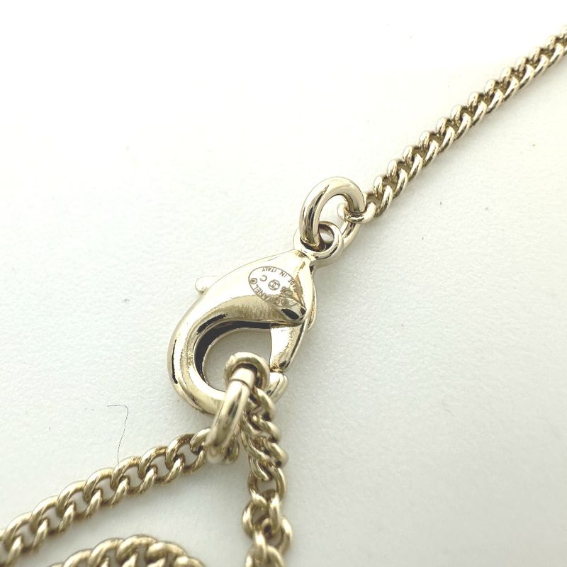 Chanel Chanel Necklace Bambi Fake Pearl G26 Metal