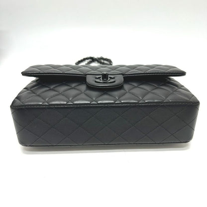 Chanel Shoulder Bag Quilted 25 so Black Lambskin