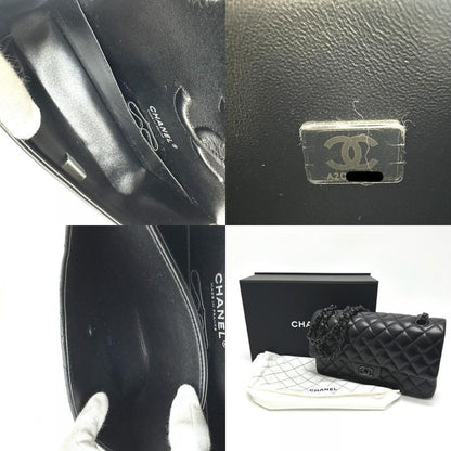 Chanel Shoulder Bag Quilted 25 so Black Lambskin