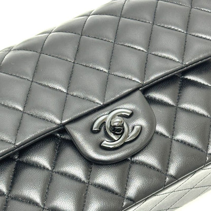 Chanel Shoulder Bag Quilted 25 so Black Lambskin