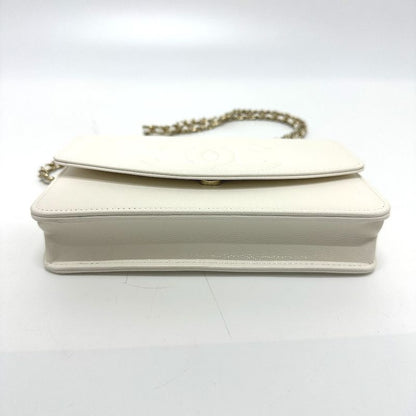 Chanel Chanel Shoulder Bag Ap4653 Caviar Leather White