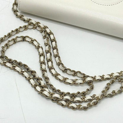 Chanel Chanel Shoulder Bag Ap4653 Caviar Leather White