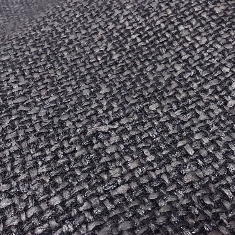 Chanel Tweed Skirt Tight Knee Length Coco Mark Plate Braided 14