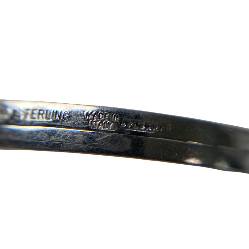 Bvlgari Men's Key Ring Silver 925