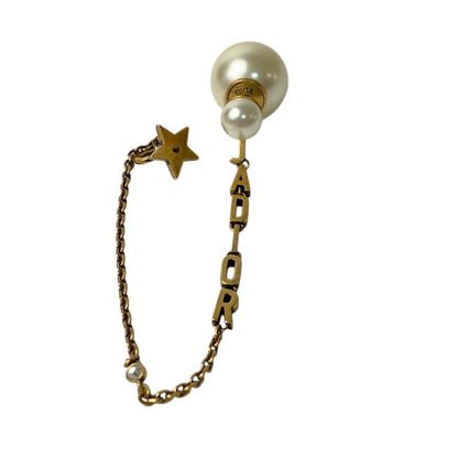 Dior Women's J'adior Single Earrings Fake Pearl for One Ear