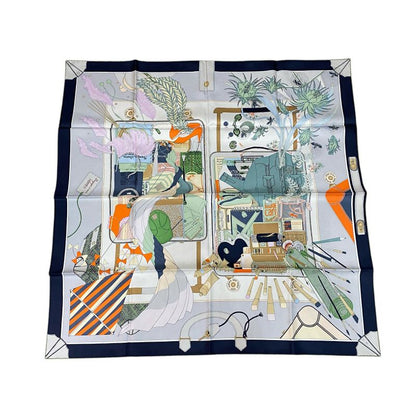 Unused Hermes Ladies Carre90 Bagage a Man