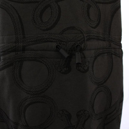 Hermes 25 AW Palfrowa Remix Print Sleeveless Dress Knee Length 36 Khaki KH