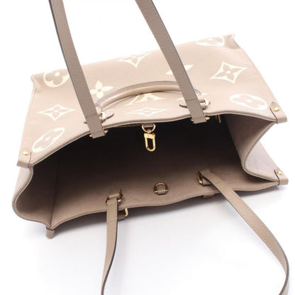 Louis Vuitton Tote Bag On The Go MM Bicolor M45494 Tourtrame Cles Leather On