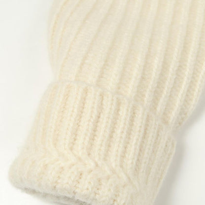 Hermes Knit Zip Up White Cashmere Sweater