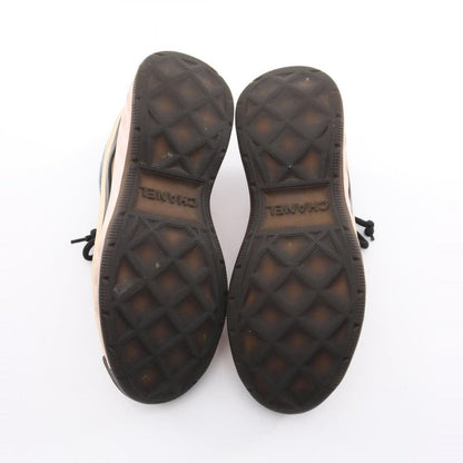 Chanel Sneakers Cocomark Beige Navy Pink Suede