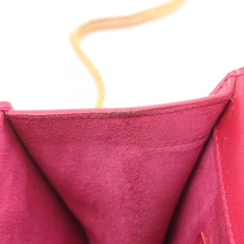 Saint Laurent Paris Shoulder Bag Betty Magenta Leather Chain