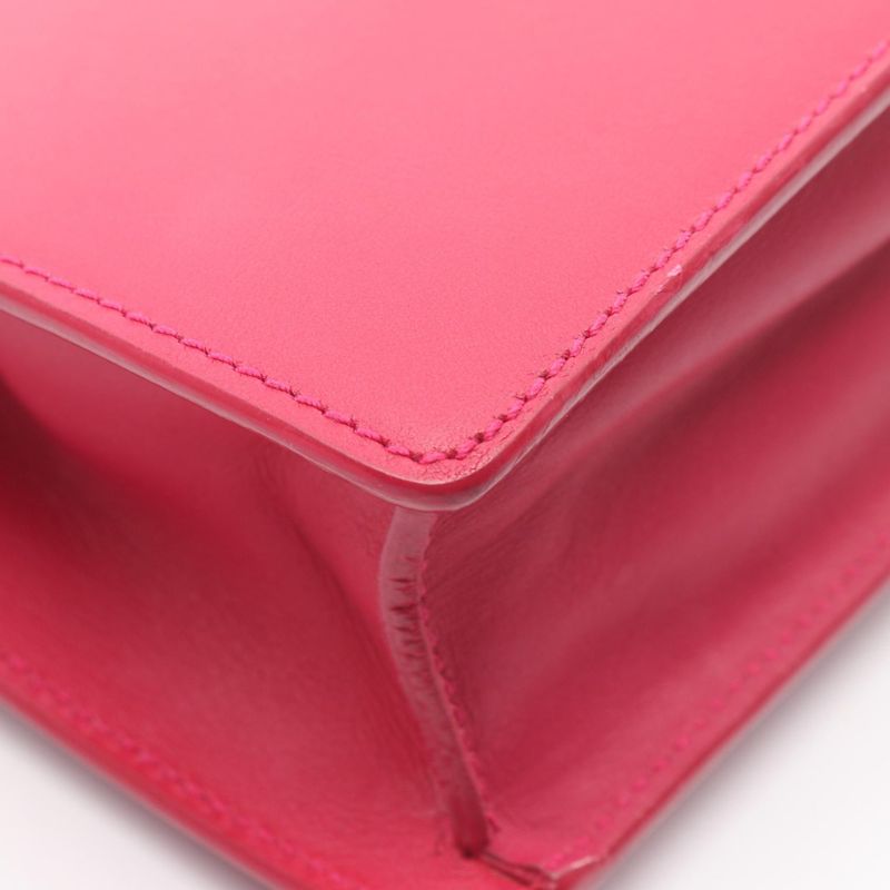 Saint Laurent Paris Shoulder Bag Betty Magenta Leather Chain