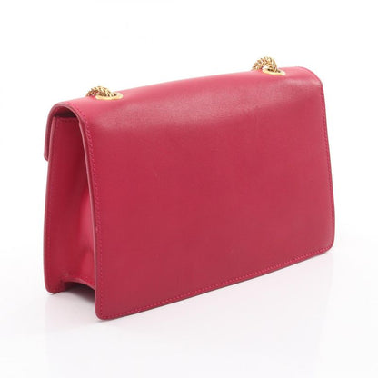 Saint Laurent Paris Shoulder Bag Betty Magenta Leather Chain