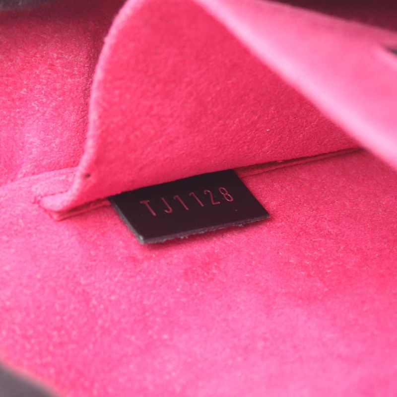 Louis Vuitton Shoulder Bag Pochette Felicie Epi Noir Black Hot Pink
