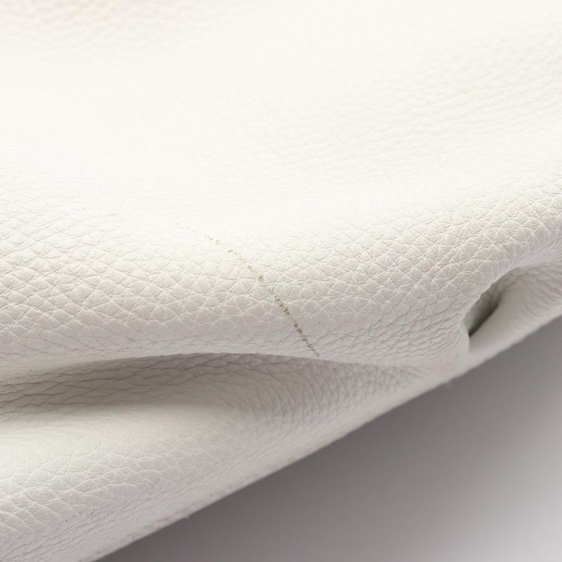 Celine Handbag Bittersweet White Leather Medium