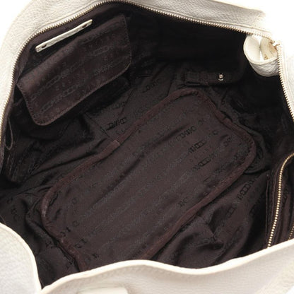 Celine Handbag Bittersweet White Leather Medium